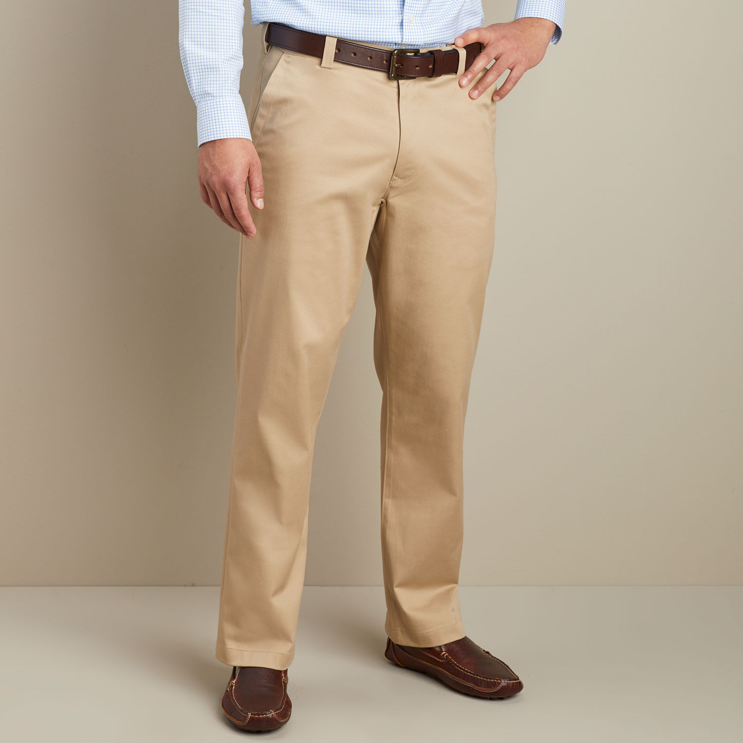 Orvis Men's Wrinkle-Free Stretch Chinos Pleated Pants Khaki (Size: 44 x 30)  NWT | eBay